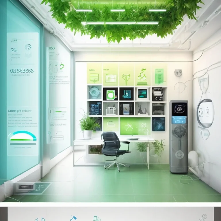 Dispositivo Climora en uso con interfaz de IA visible